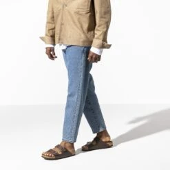 Birkenstock Arizona Birko-Flor Dark Brown -Birkenstock Sale Store 51703 f look m