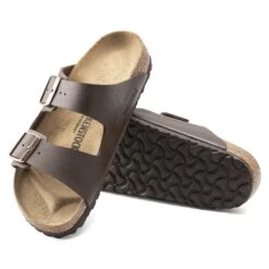 Birkenstock Arizona Birko-Flor Dark Brown -Birkenstock Sale Store 51703 sole