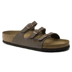 Birkenstock Florida Soft Footbed Birkibuc Mocha