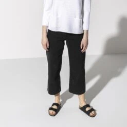 Birkenstock Arizona Soft Footbed Birko-Flor Black -Birkenstock Sale Store 551253 f look f