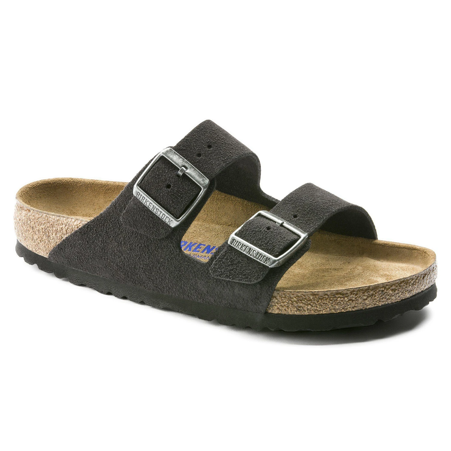 Birkenstock Arizona Soft Footbed Suede Leather Velvet Gray 1 Birkenstock Arizona Soft Footbed Suede Leather Velvet Gray