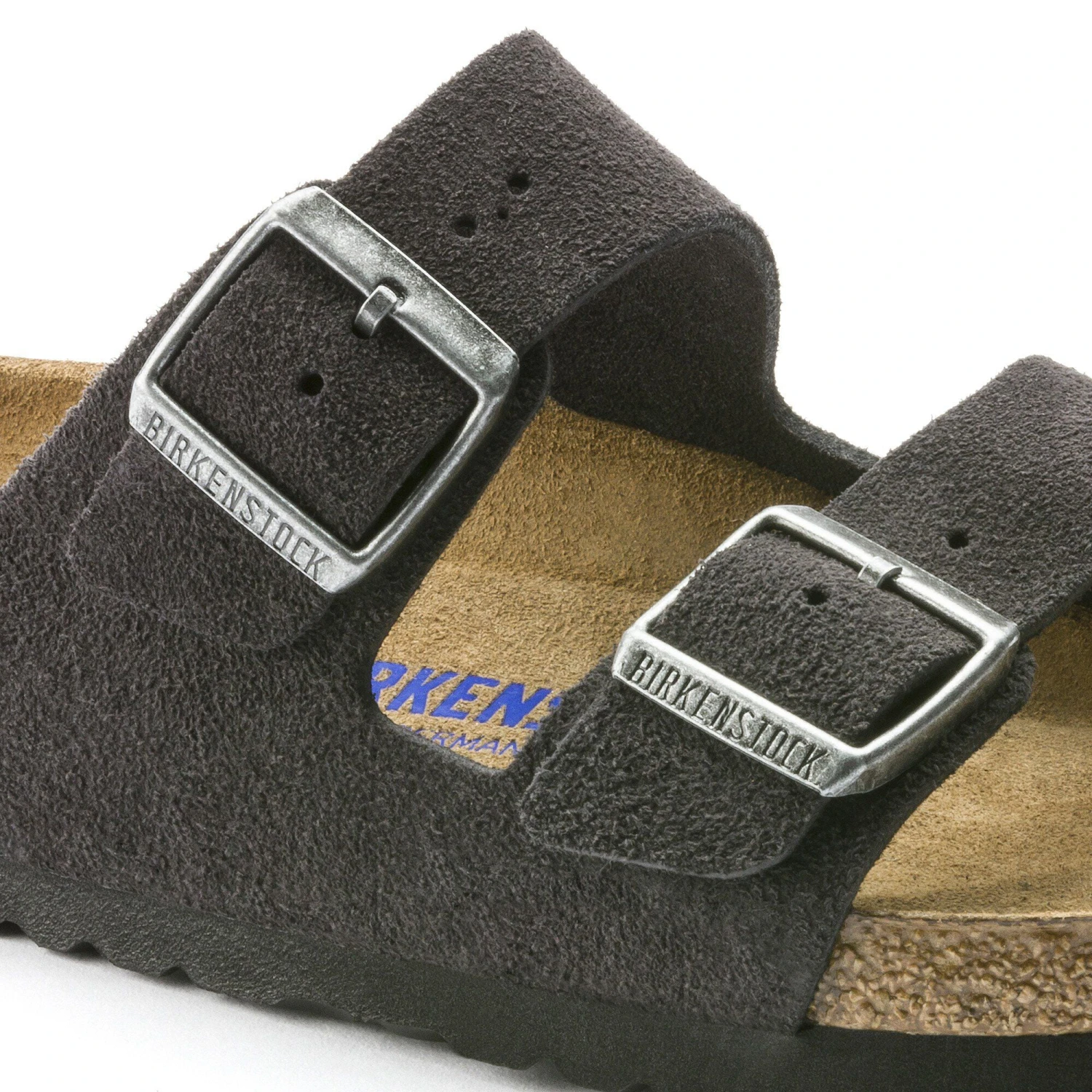 Birkenstock Arizona Soft Footbed Suede Leather Velvet Gray 7 Birkenstock Arizona Soft Footbed Suede Leather Velvet Gray - Image 7