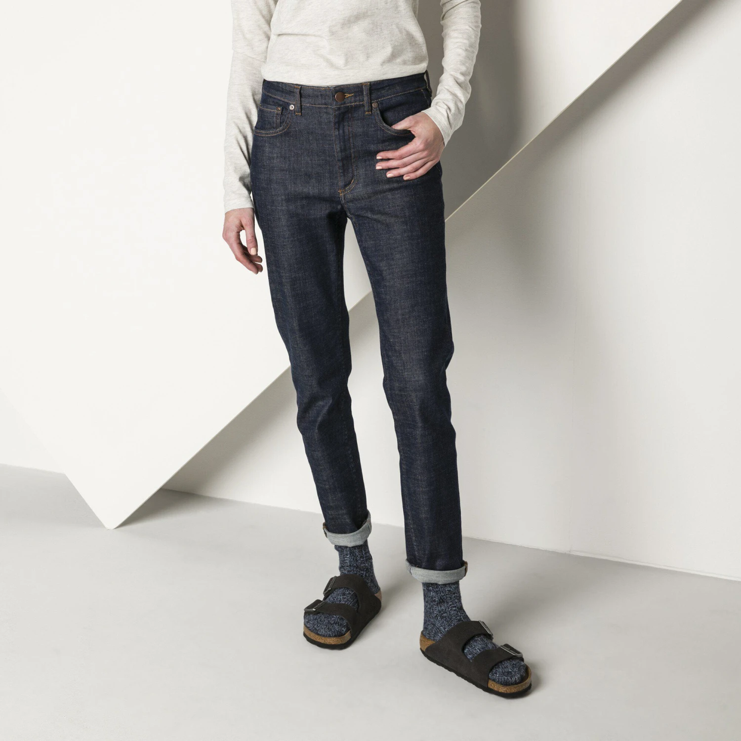 Birkenstock Arizona Soft Footbed Suede Leather Velvet Gray 4 Birkenstock Arizona Soft Footbed Suede Leather Velvet Gray - Image 4