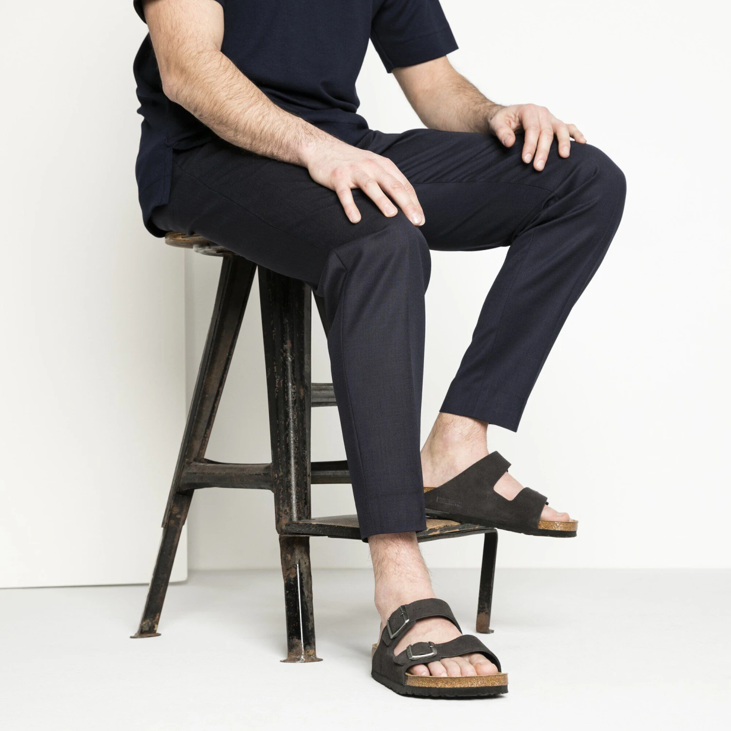 Birkenstock Arizona Soft Footbed Suede Leather Velvet Gray 8 Birkenstock Arizona Soft Footbed Suede Leather Velvet Gray - Image 8