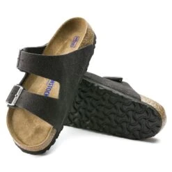 Birkenstock Arizona Soft Footbed Suede Leather Velvet Gray 13 Birkenstock Arizona Soft Footbed Suede Leather Velvet Gray -Birkenstock Sale Store 552321 sole