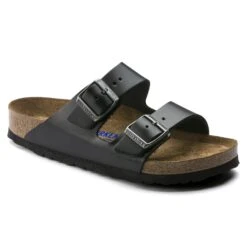 Birkenstock Arizona Soft Footbed Smooth Leather Amalfi Black