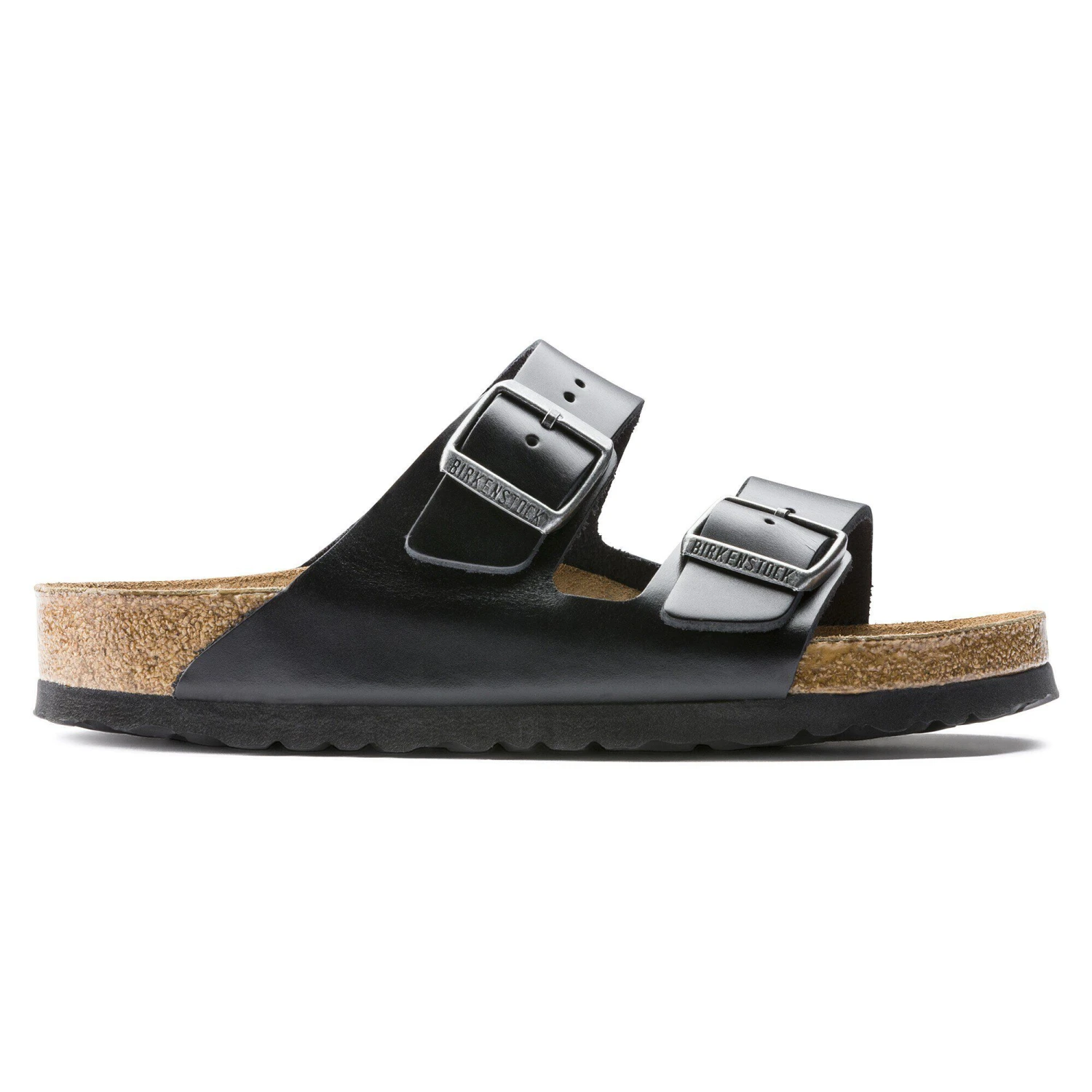 Birkenstock Arizona Soft Footbed Smooth Leather Amalfi Black 3 Birkenstock Arizona Soft Footbed Smooth Leather Amalfi Black - Image 3