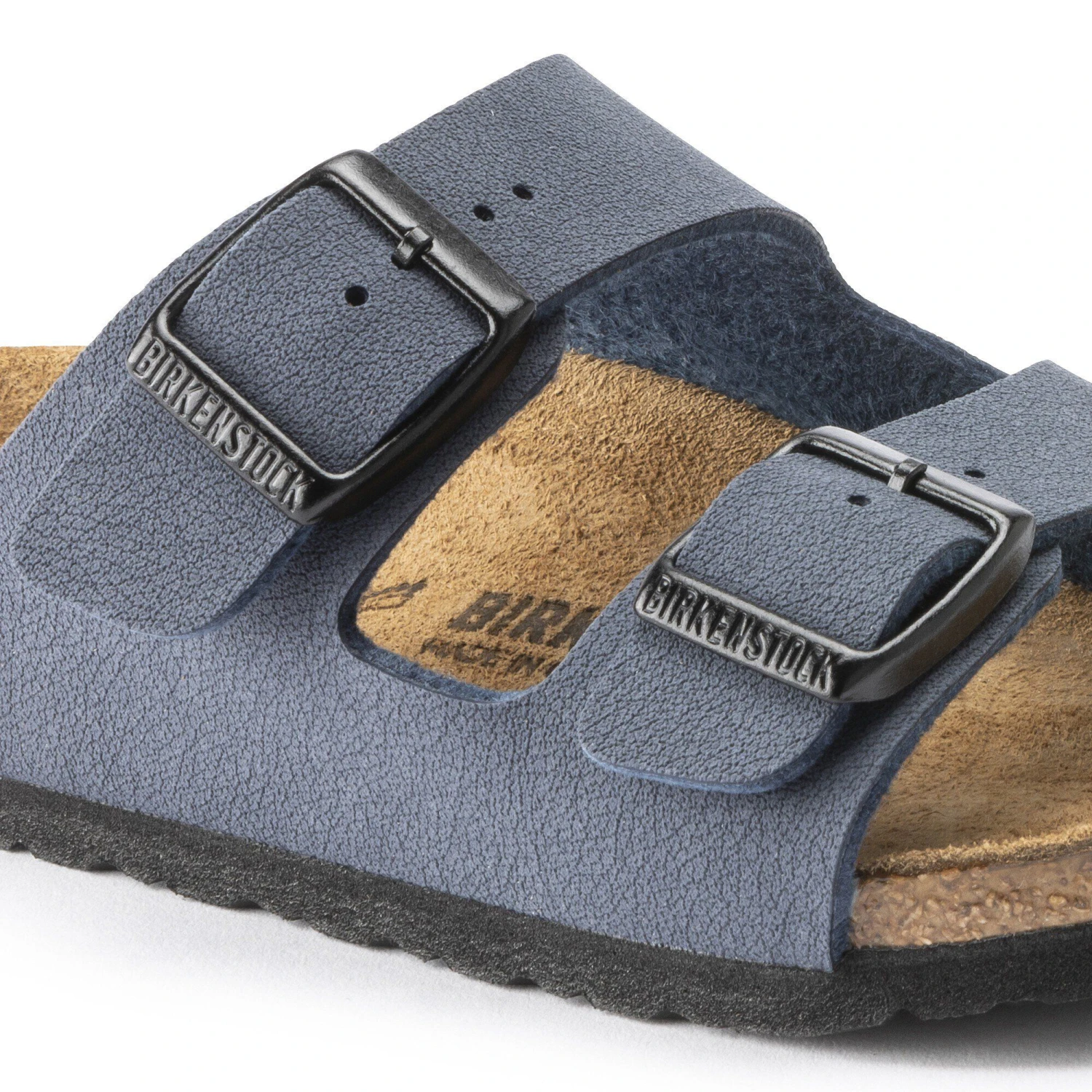 Birkenstock Arizona Kids Birkibuc Navy 5 Birkenstock Arizona Kids Birkibuc Navy - Image 5