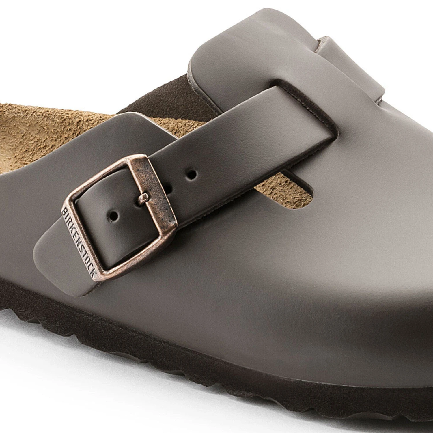 Birkenstock Boston Leather Dark Brown 6 Birkenstock Boston Leather Dark Brown - Image 6