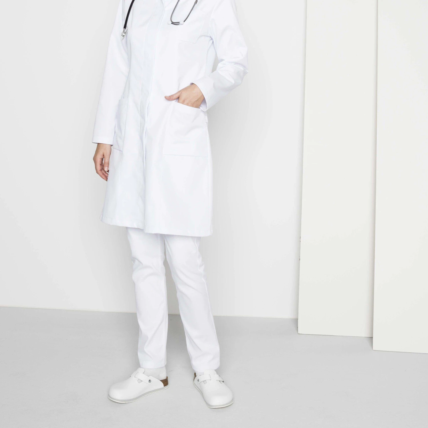 Birkenstock Boston Super Grip Leather White 6 Birkenstock Boston Super Grip Leather White - Image 6