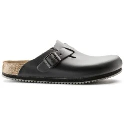Birkenstock Boston Super Grip Leather Black 9 Birkenstock Boston Super Grip Leather Black -Birkenstock Sale Store 60196 side