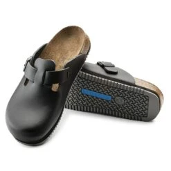 Birkenstock Boston Super Grip Leather Black 12 Birkenstock Boston Super Grip Leather Black -Birkenstock Sale Store 60196 sole
