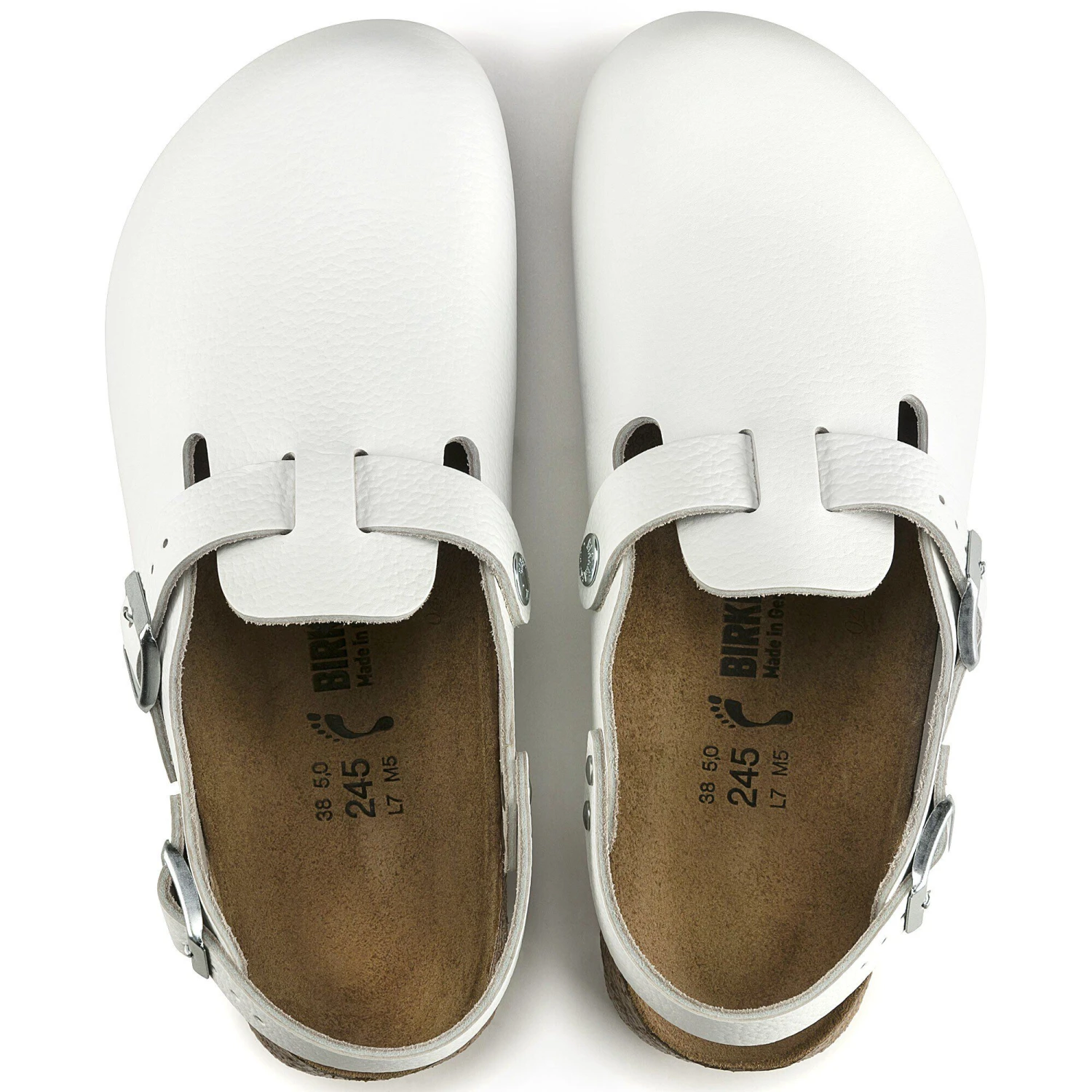 Birkenstock Tokio Super Grip Leather White 2 Birkenstock Tokio Super Grip Leather White - Image 2