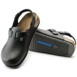 Birkenstock Tokio Super Grip Leather Black -Birkenstock Sale Store 61196 sole
