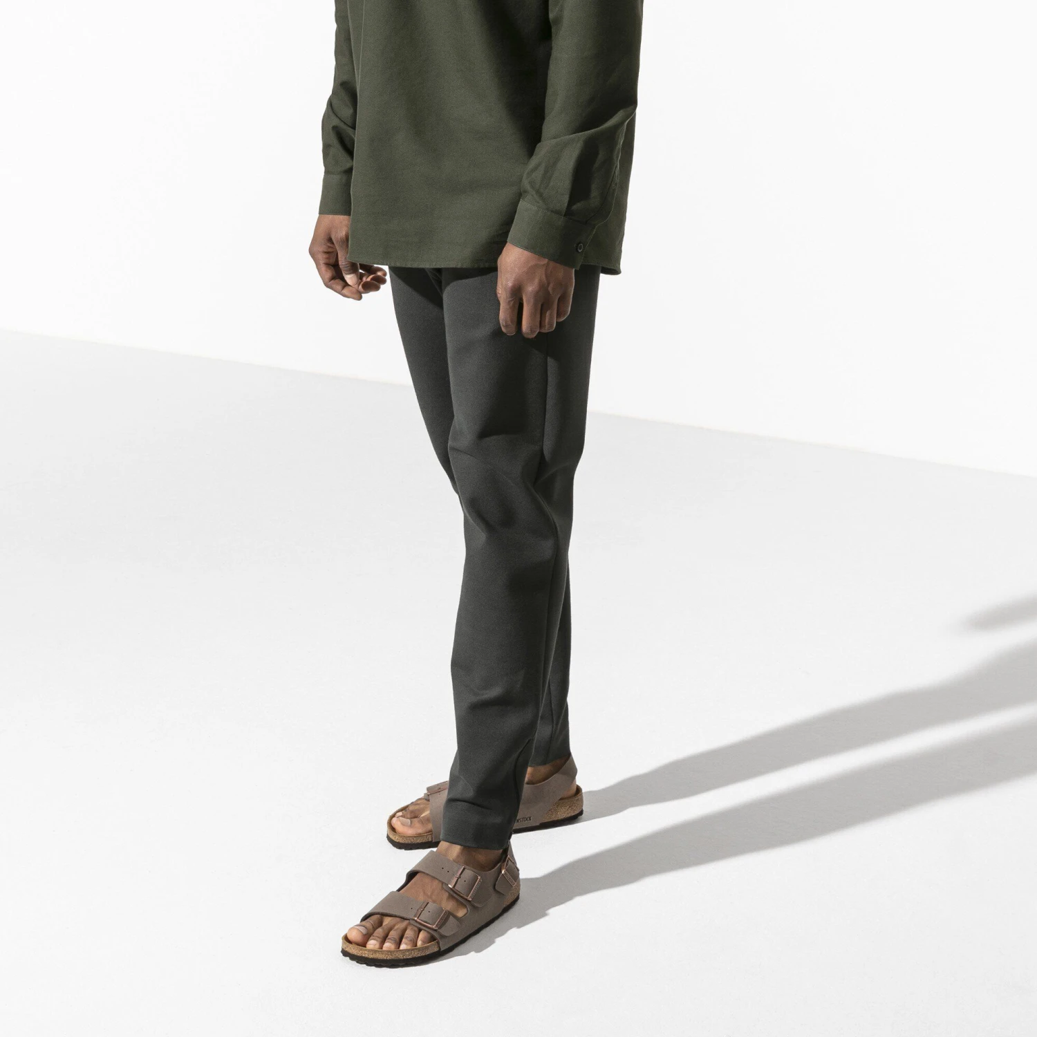 Birkenstock Milano Birkibuc Mocha 4 Birkenstock Milano Birkibuc Mocha - Image 4