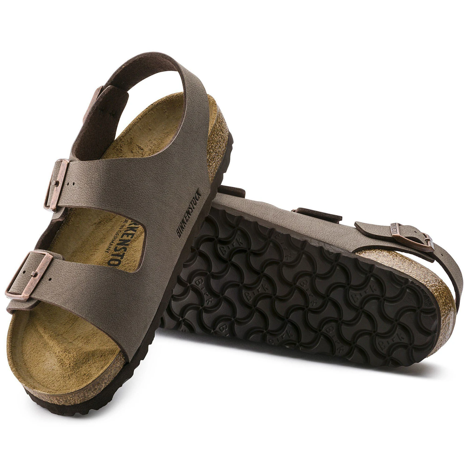 Birkenstock Milano Birkibuc Mocha 5 Birkenstock Milano Birkibuc Mocha - Image 5