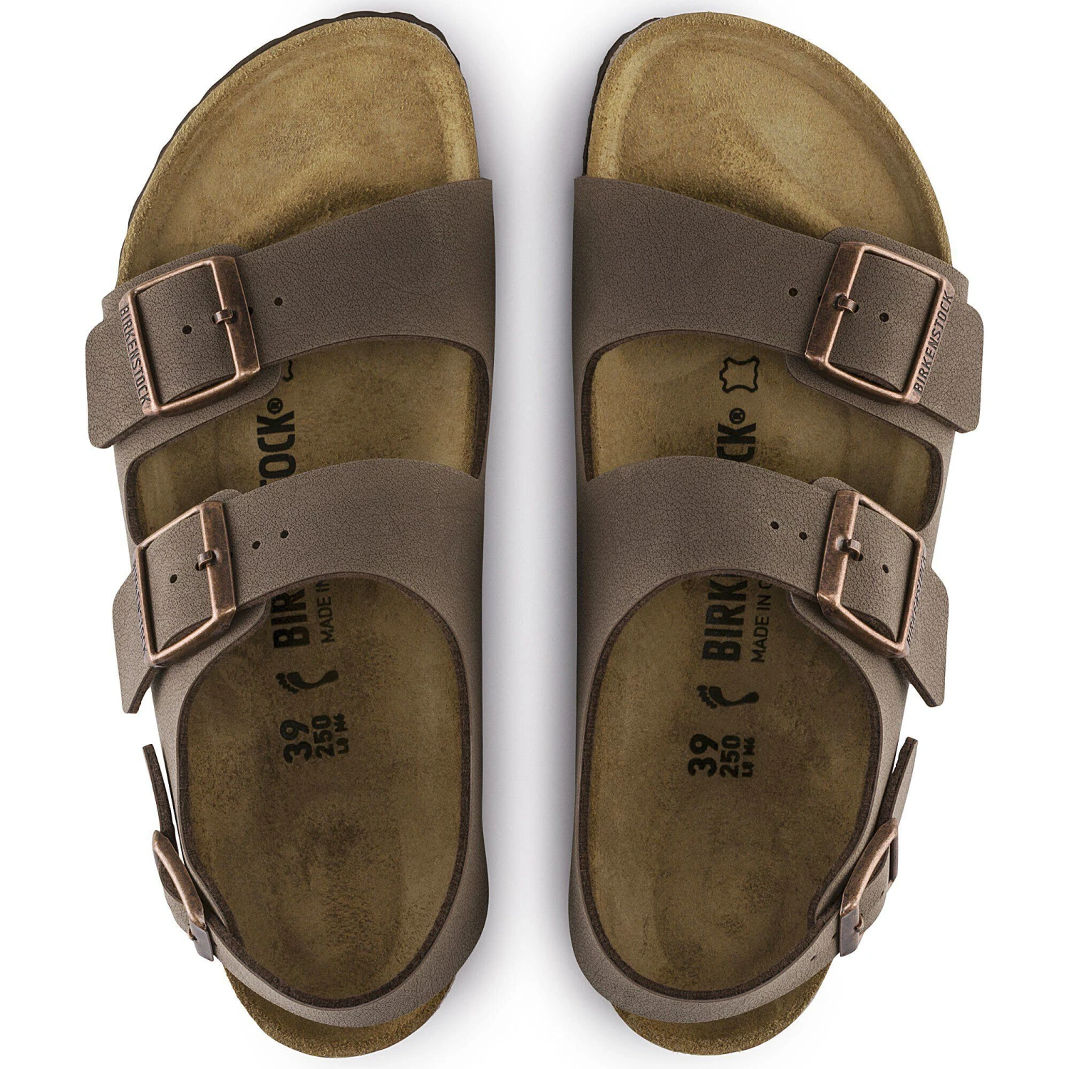 Birkenstock Milano Birkibuc Mocha 2 Birkenstock Milano Birkibuc Mocha - Image 2
