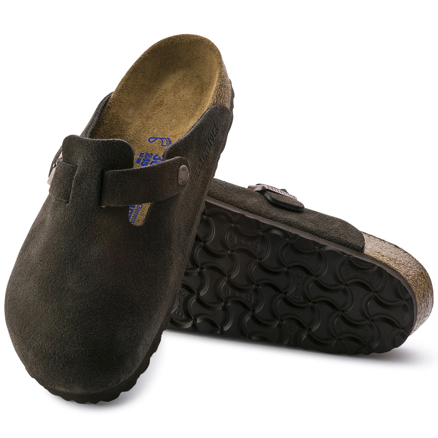Birkenstock Boston Soft Footbed Suede Leather Mocha 7 Birkenstock Boston Soft Footbed Suede Leather Mocha - Image 7