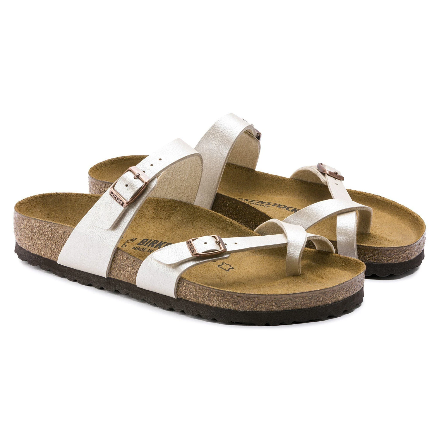 Birkenstock Mayari Birko-Flor Graceful Pearl White 8 Birkenstock Mayari Birko-Flor Graceful Pearl White - Image 8