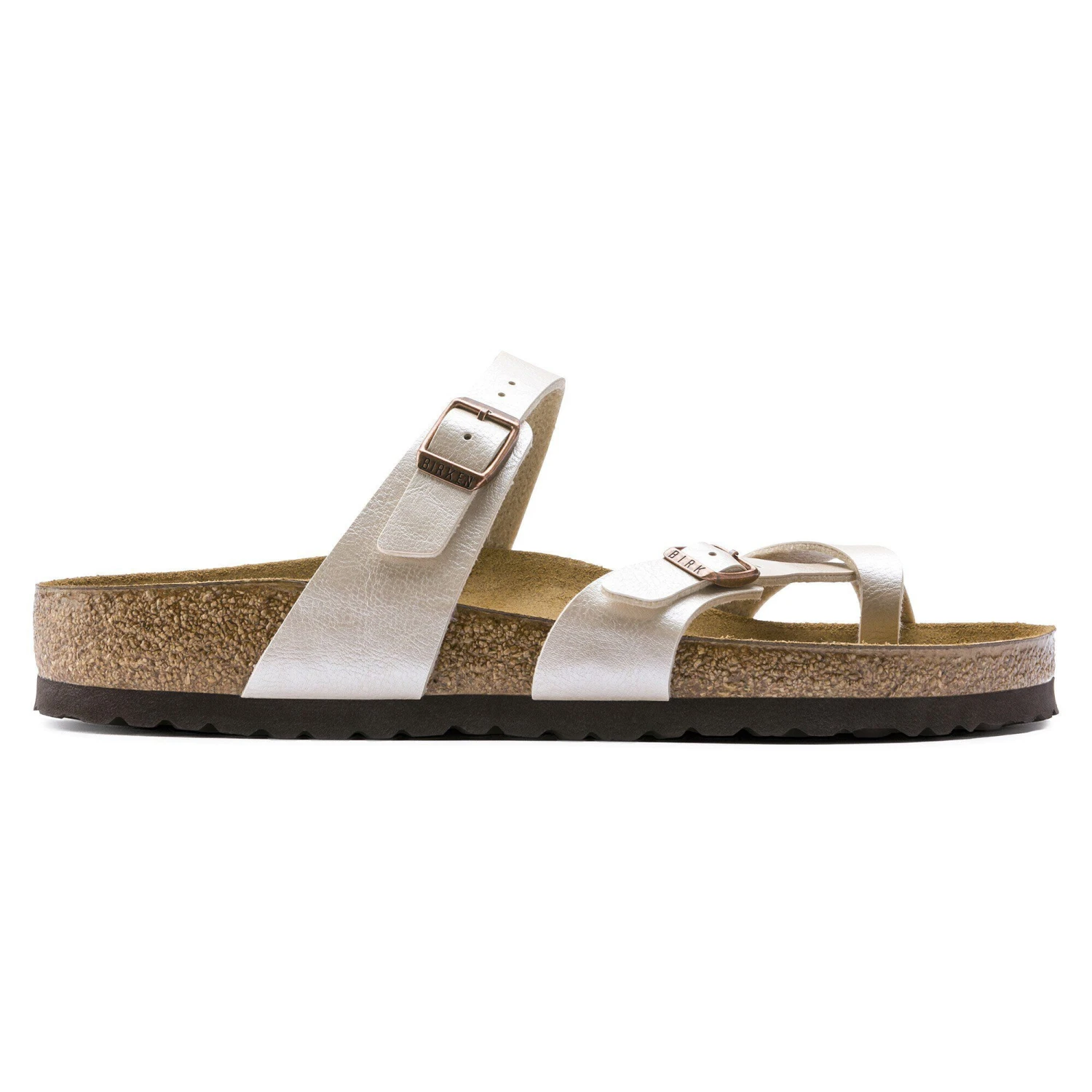 Birkenstock Mayari Birko-Flor Graceful Pearl White 3 Birkenstock Mayari Birko-Flor Graceful Pearl White - Image 3