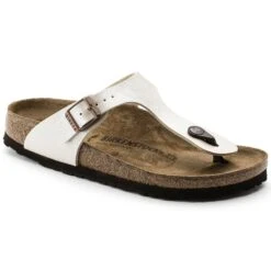 Birkenstock Gizeh Birko-Flor Graceful Pearl White