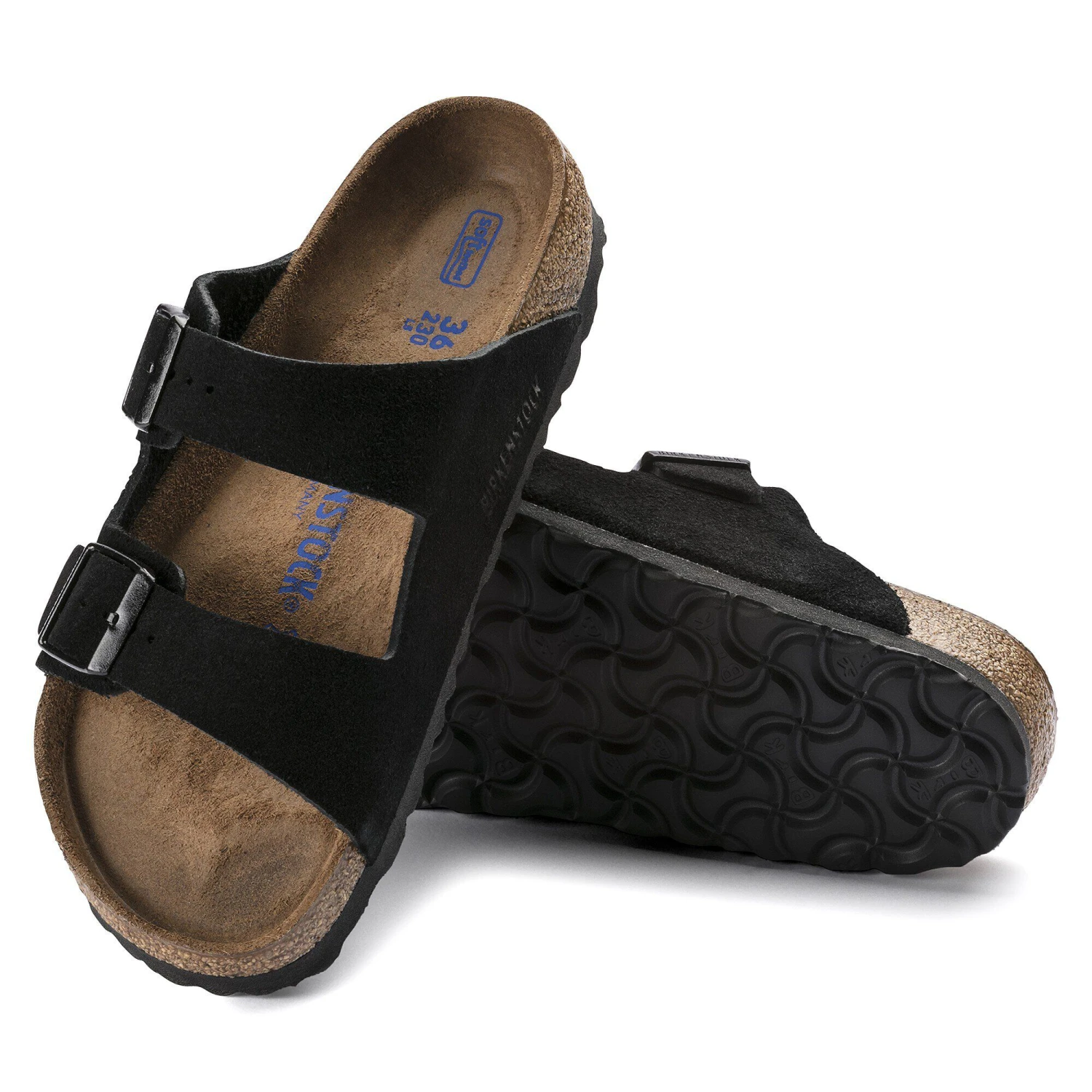 Birkenstock Arizona Soft Footbed Suede Leather Black 11 Birkenstock Arizona Soft Footbed Suede Leather Black - Image 11