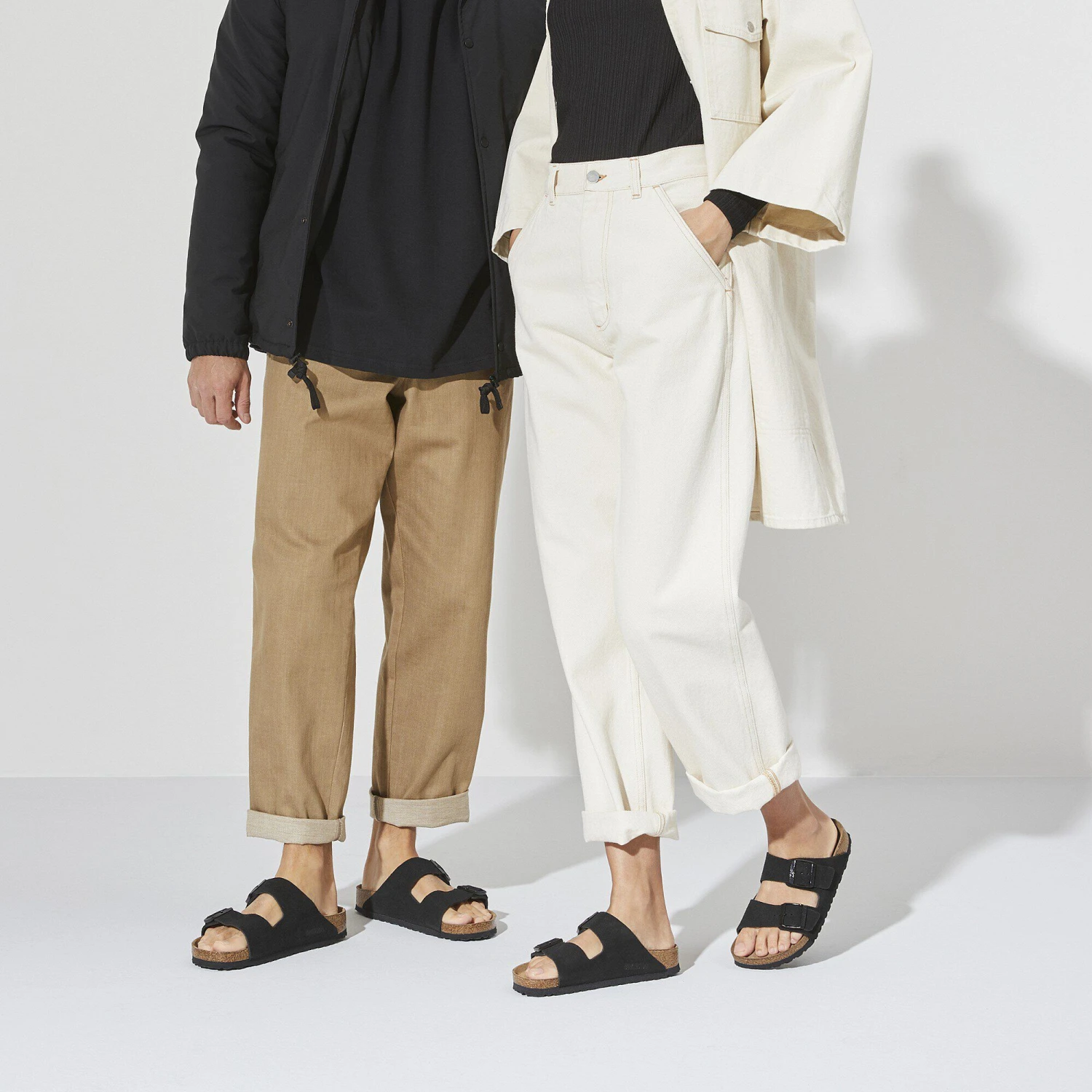 Birkenstock Arizona Soft Footbed Suede Leather Black 4 Birkenstock Arizona Soft Footbed Suede Leather Black - Image 4