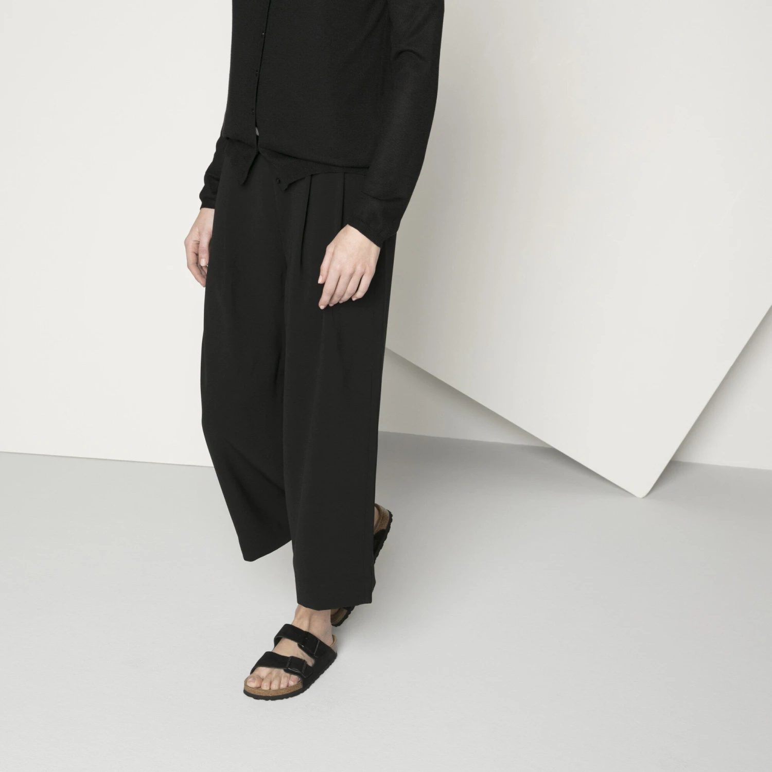 Birkenstock Arizona Soft Footbed Suede Leather Black 5 Birkenstock Arizona Soft Footbed Suede Leather Black - Image 5